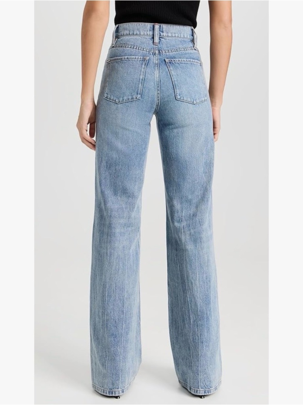 alice + olivia Women's Weezy Full Length Jeans Size 24 - Picture 3 of 8